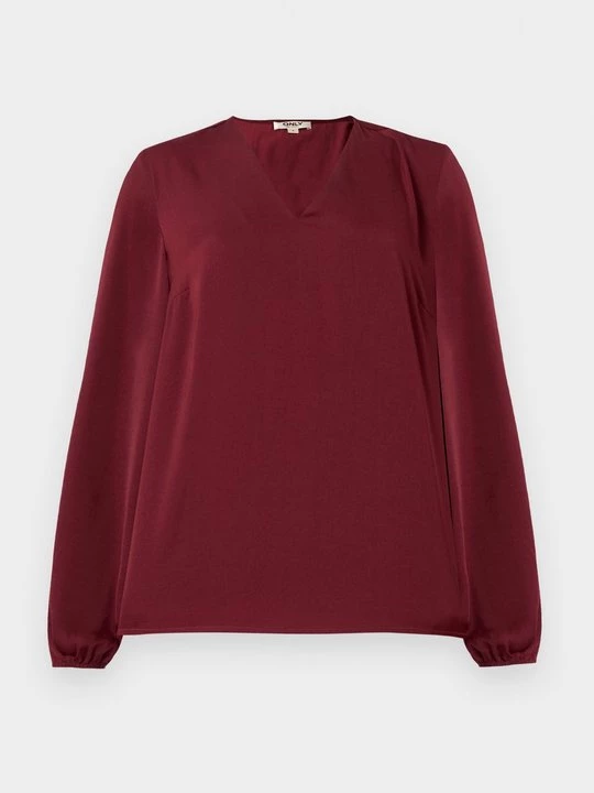 Foto van product Blouse Only bordeauxrood