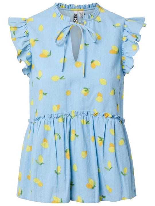 Foto van product Blouse Pieces blauw