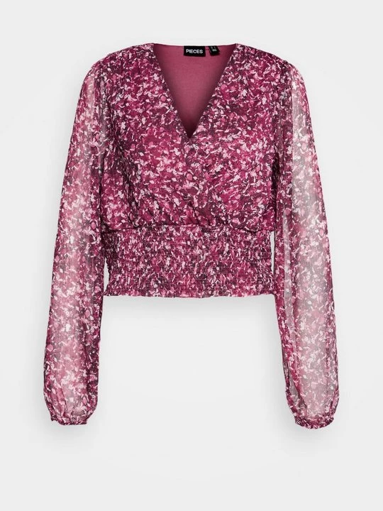 Foto van product Blouse Pieces bordeauxrood