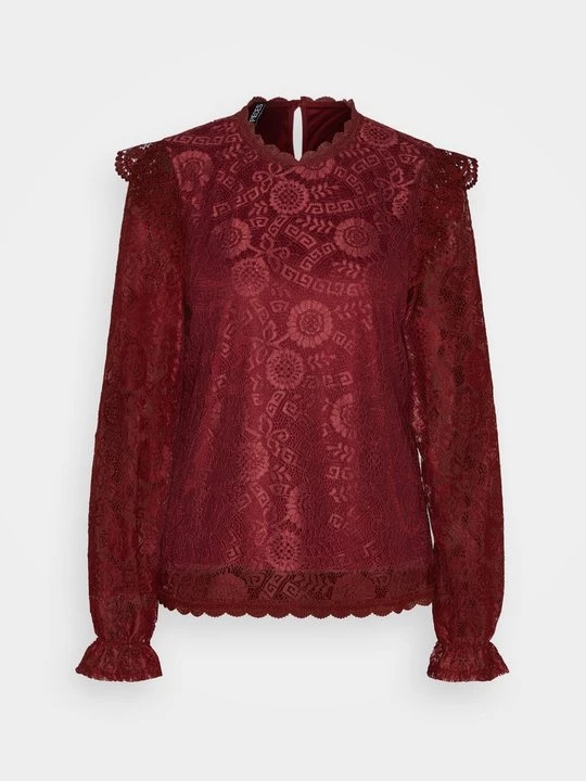 Foto van product Blouse Pieces bordeauxrood