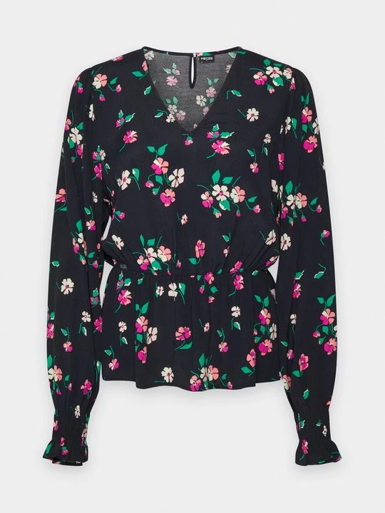 Foto van product Blouse Pieces donkerblauw