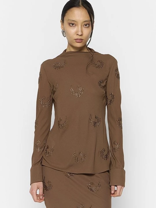 Foto van product Blouse Pinko bruin