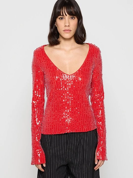 Foto van product Blouse ROTATE rood