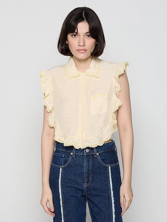 Foto van product Blouse Sandro lichtgeel