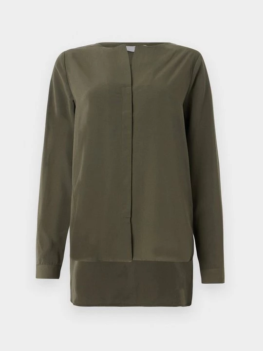 Foto van product Blouse Selected donkergroen