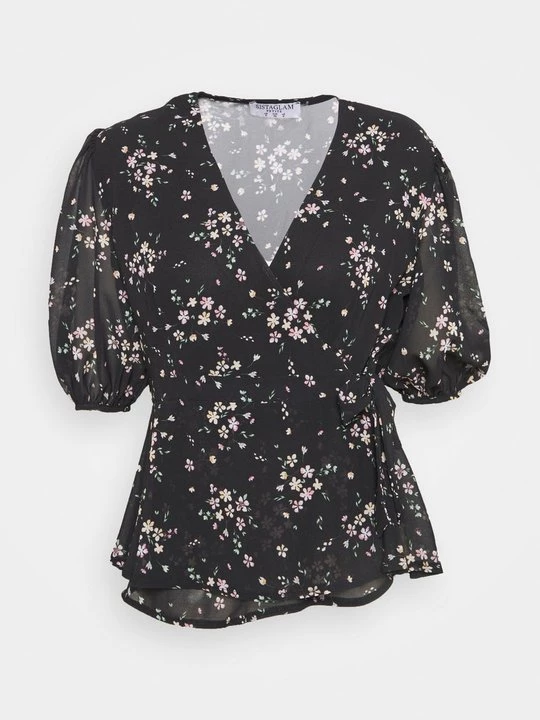 Foto van product Blouse SISTAGLAM zwart