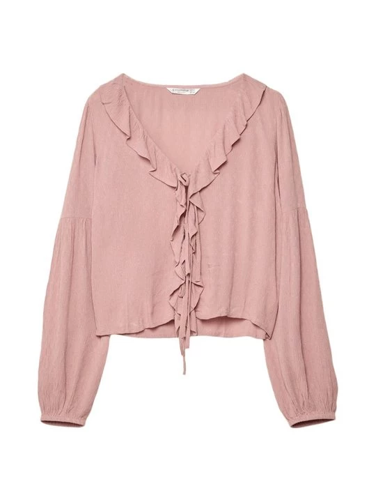 Foto van product Blouse Stradivarius gemêleerd roze