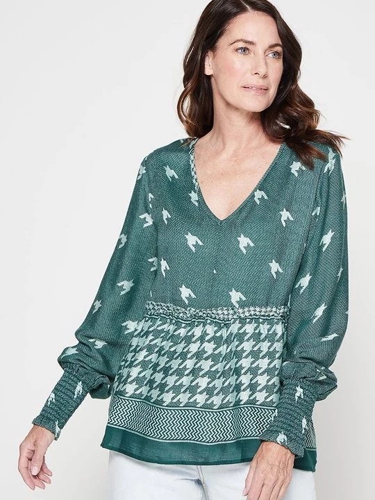 Foto van product Blouse SUMMERY Copenhagen groen
