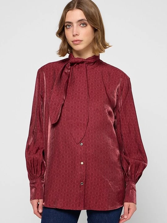 Foto van product Blouse Tommy Hilfiger donkerrood