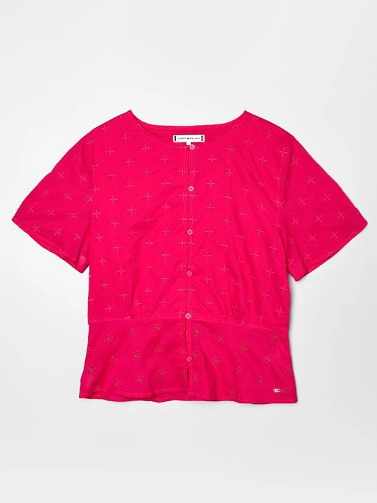 Foto van product Blouse Tommy Hilfiger donkerroze