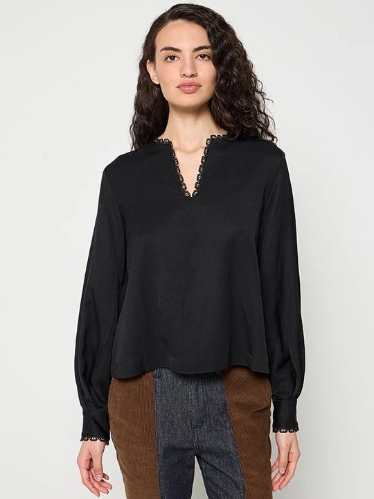 Foto van product Blouse Tommy Hilfiger zwart
