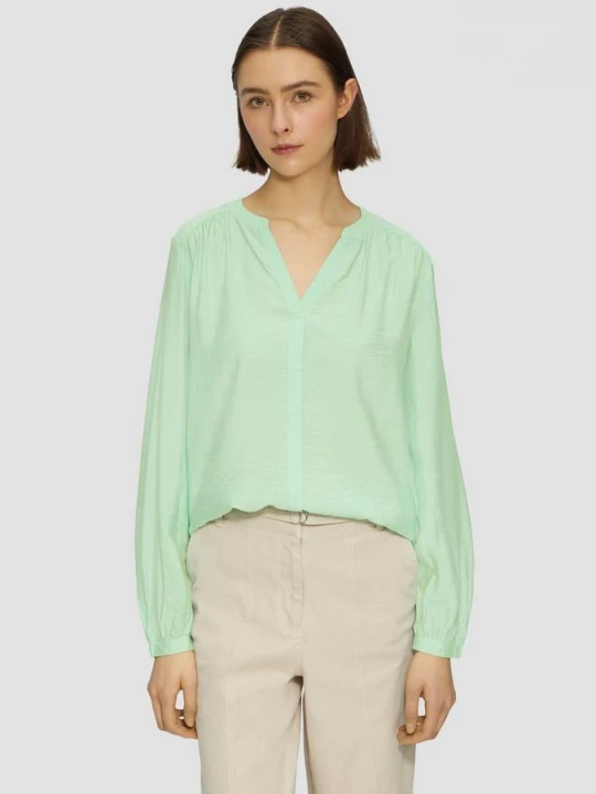 Foto van product Blouse van viscosemix met rimpels s.Oliver