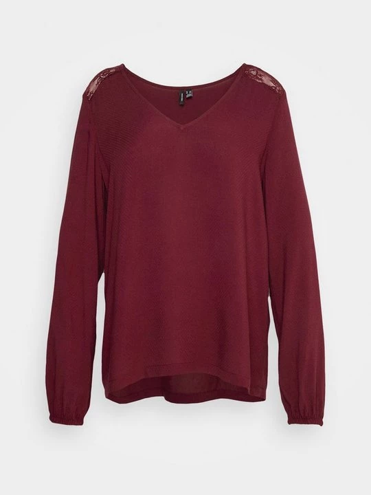 Foto van product Blouse Vero Moda donkerrood