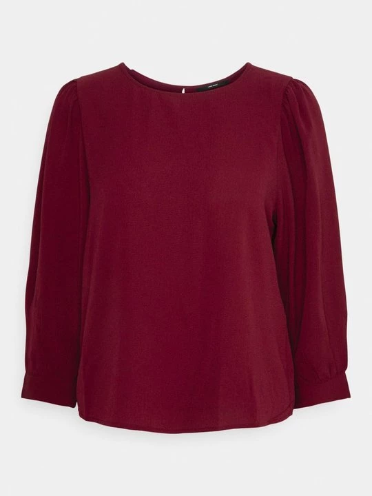 Foto van product Blouse Vero Moda donkerrood
