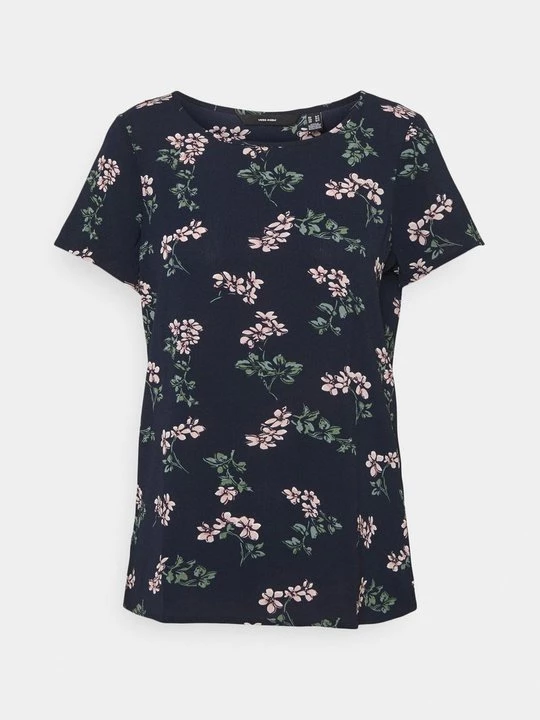 Foto van product Blouse Vero Moda gemêleerd donkerblauw
