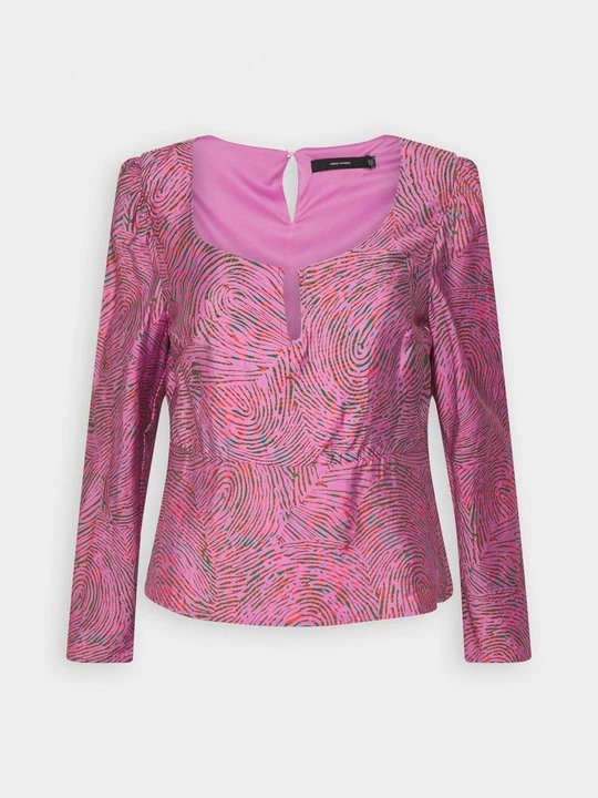 Foto van product Blouse Vero Moda gemêleerd donkerroze