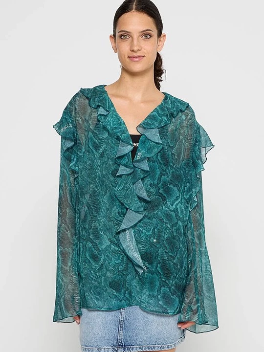 Foto van product Blouse Versace Jeans Couture turquoise