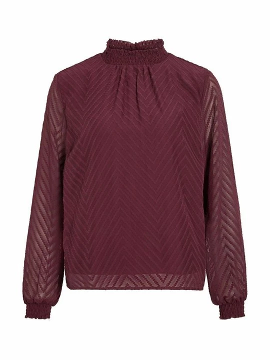 Foto van product Blouse Vila bordeauxrood