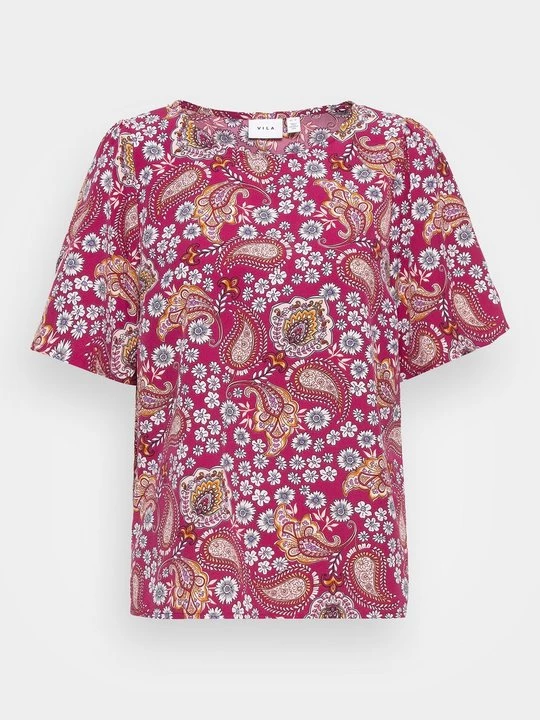 Foto van product Blouse Vila bordeauxrood