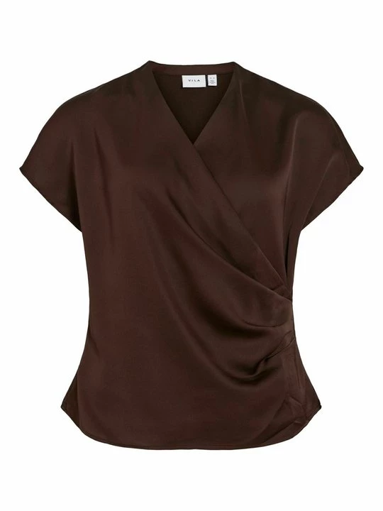 Foto van product Blouse Vila donkerbruin
