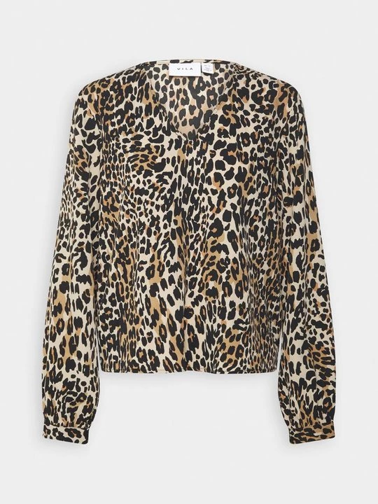 Foto van product Blouse Vila donkerbruin