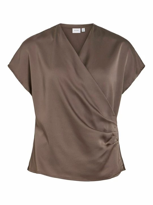 Foto van product Blouse Vila donkerbruin