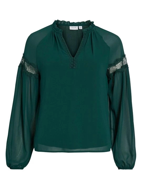 Foto van product Blouse Vila donkergroen