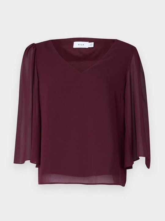 Foto van product Blouse Vila donkerrood