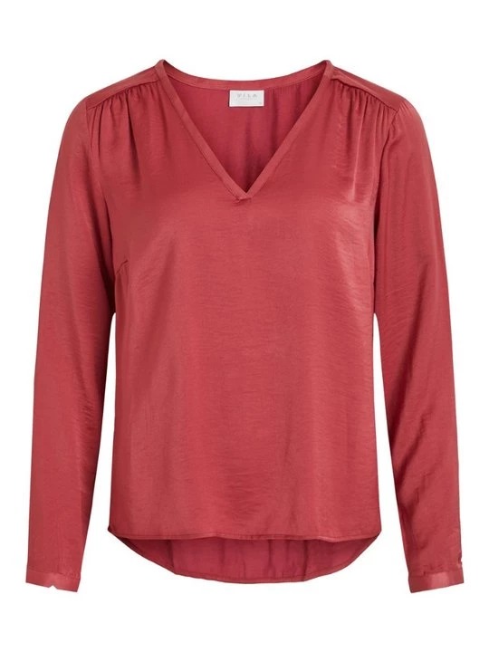Foto van product Blouse Vila donkerrood