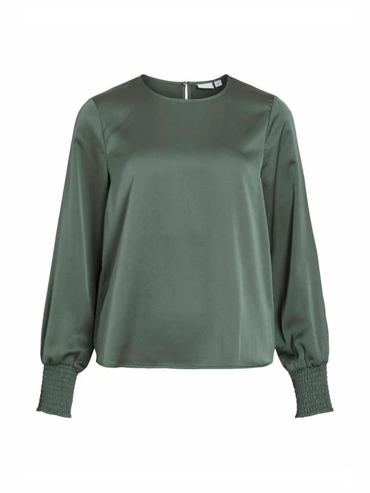 Foto van product Blouse Vila groen gemêleerd
