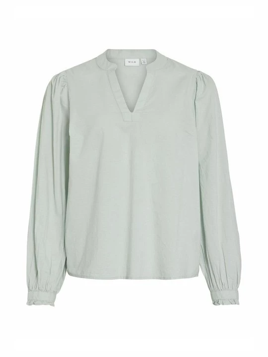 Foto van product Blouse Vila groen gemêleerd