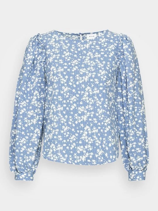 Foto van product Blouse Vila lichtblauw