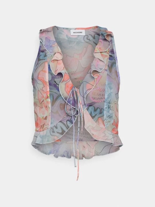 Foto van product Blouse Weekday donkerroze