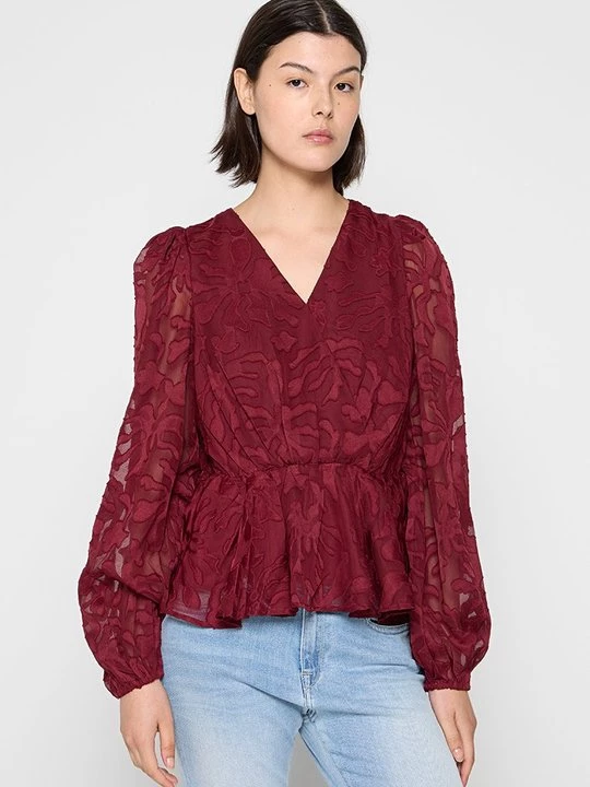 Foto van product Blouse Y.A.S bordeauxrood
