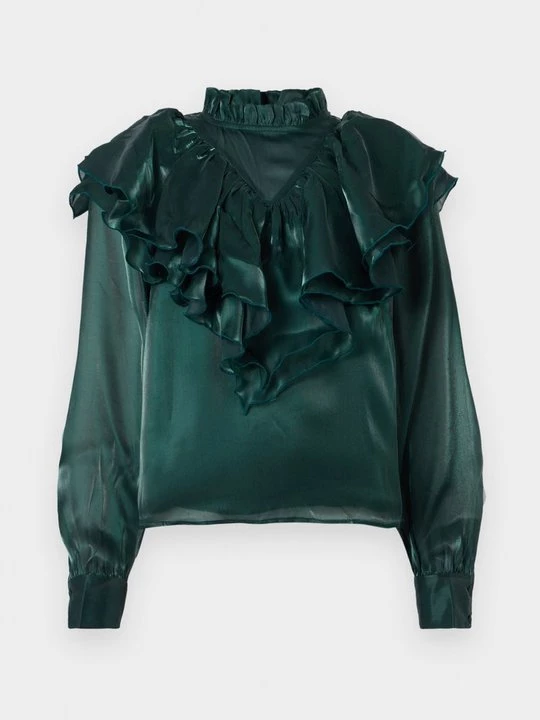 Foto van product Blouse Y.A.S donkergroen