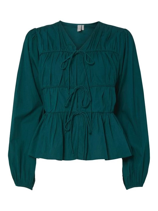 Foto van product Blouse Y.A.S donkergroen
