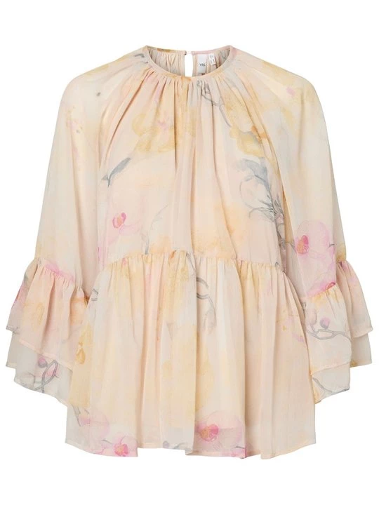 Foto van product Blouse Y.A.S lichtgeel
