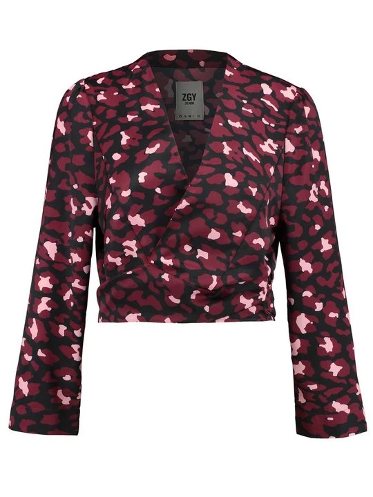 Foto van product Blouse ZIGGY Denim bordeauxrood