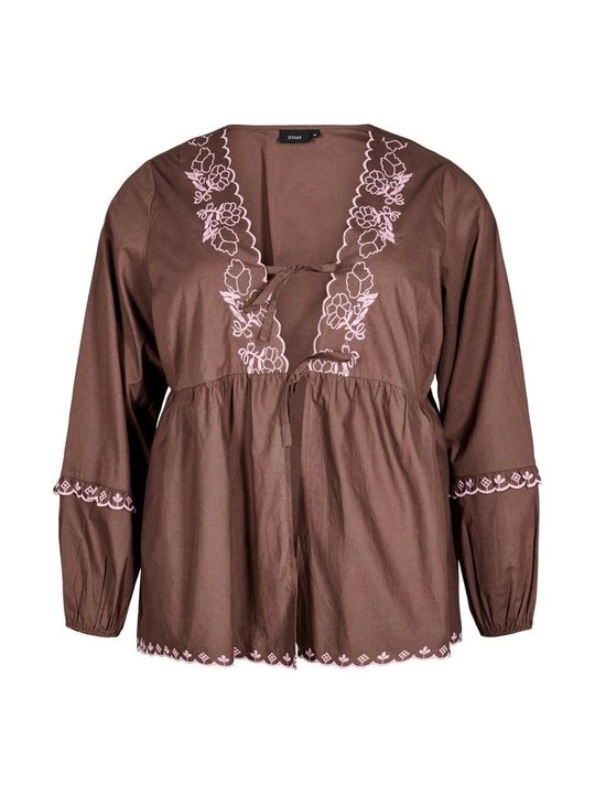 Foto van product Blouse Zizzi bruin