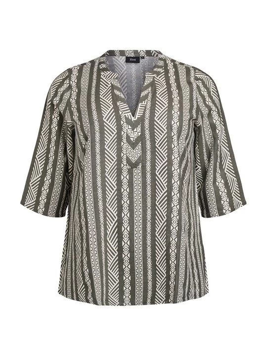 Foto van product Blouse Zizzi donkergroen