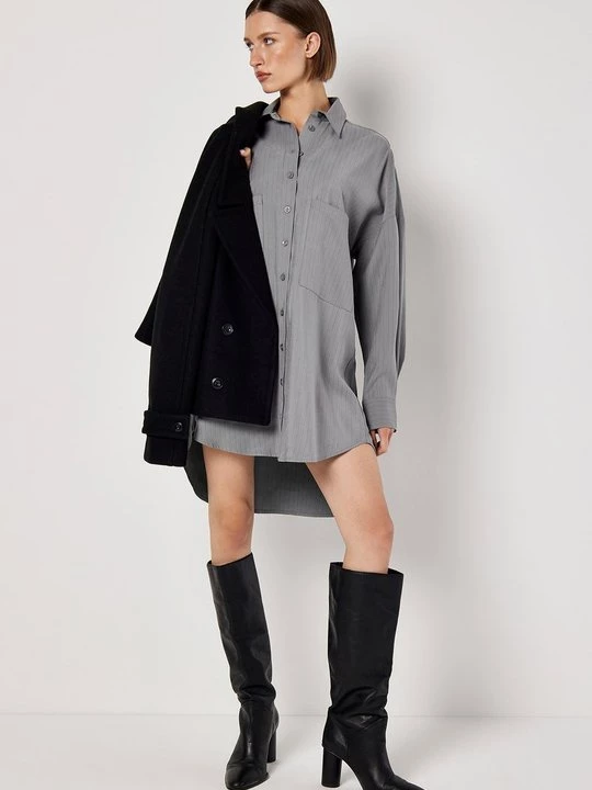 Foto van product Blousejurk Apricot grijs