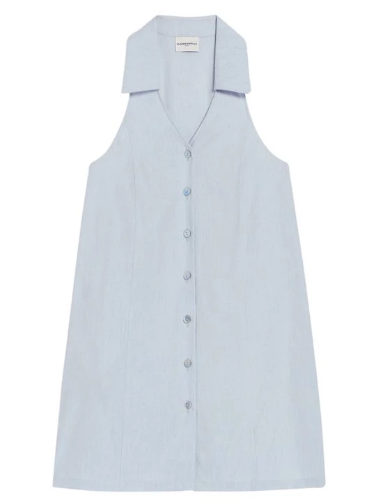 Foto van product Blousejurk CLAUDIE PIERLOT lichtblauw