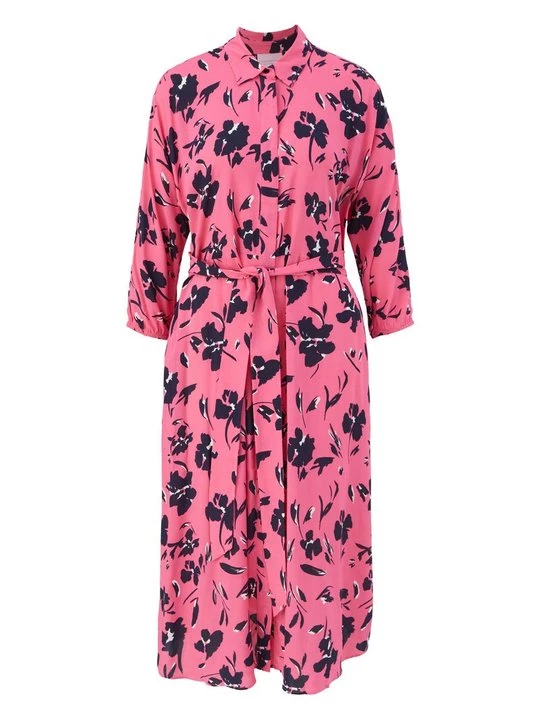 Foto van product Blousejurk Comma Casual Identity donkerroze