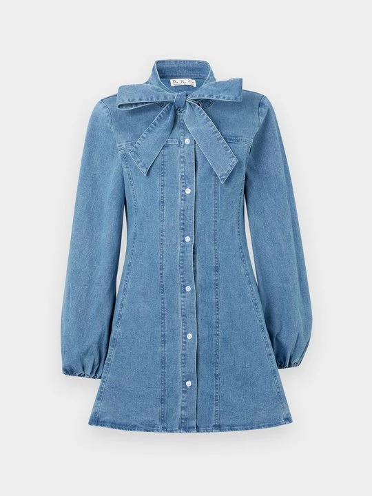 Foto van product Blousejurk Designers Remix lichtblauw denim