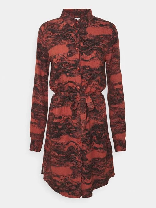 Foto van product Blousejurk Ichi bordeauxrood