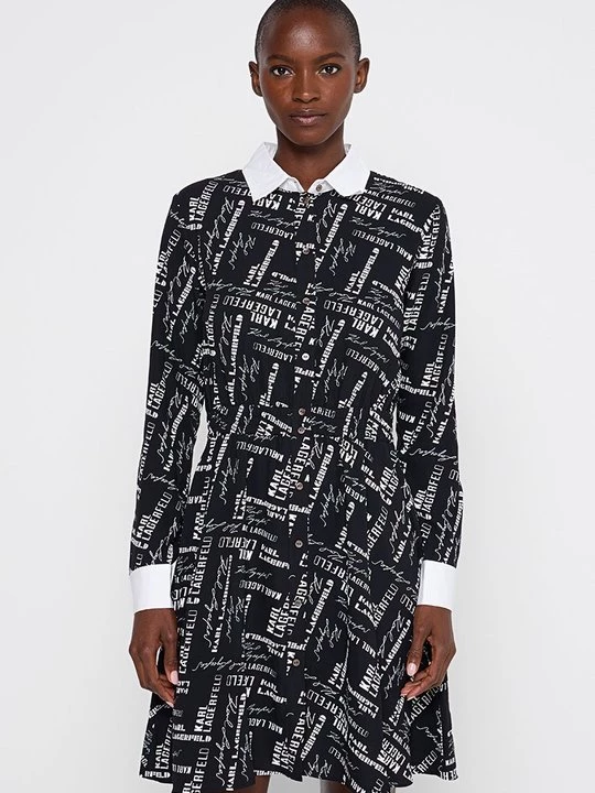 Foto van product Blousejurk KARL LAGERFELD zwart