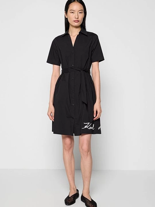 Foto van product Blousejurk KARL LAGERFELD zwart