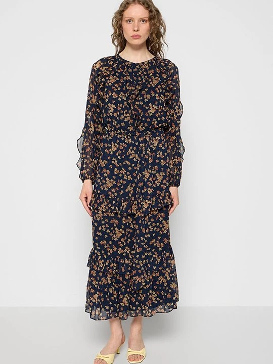 Foto van product Blousejurk Lauren Ralph Lauren donkerblauw