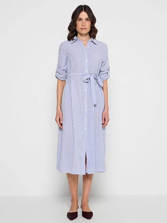 Foto van product Blousejurk Le Jardin du Lin blauw