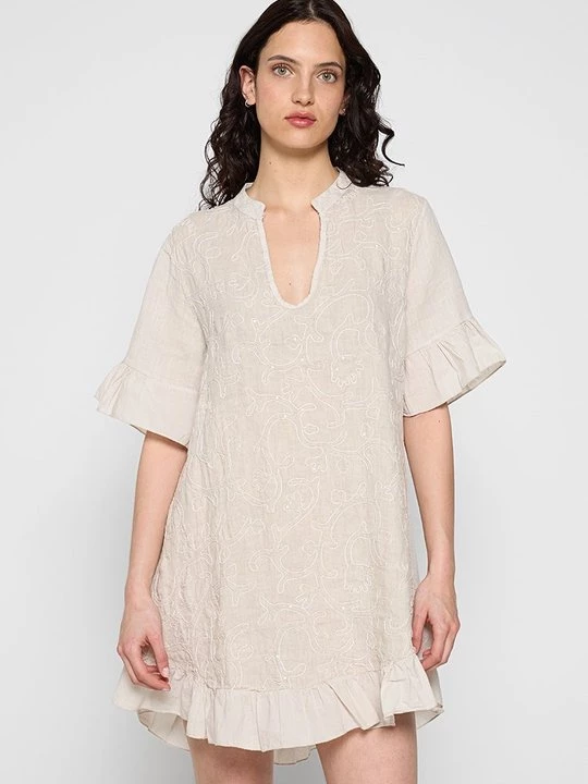 Foto van product Blousejurk Le Monde du Lin beżowy